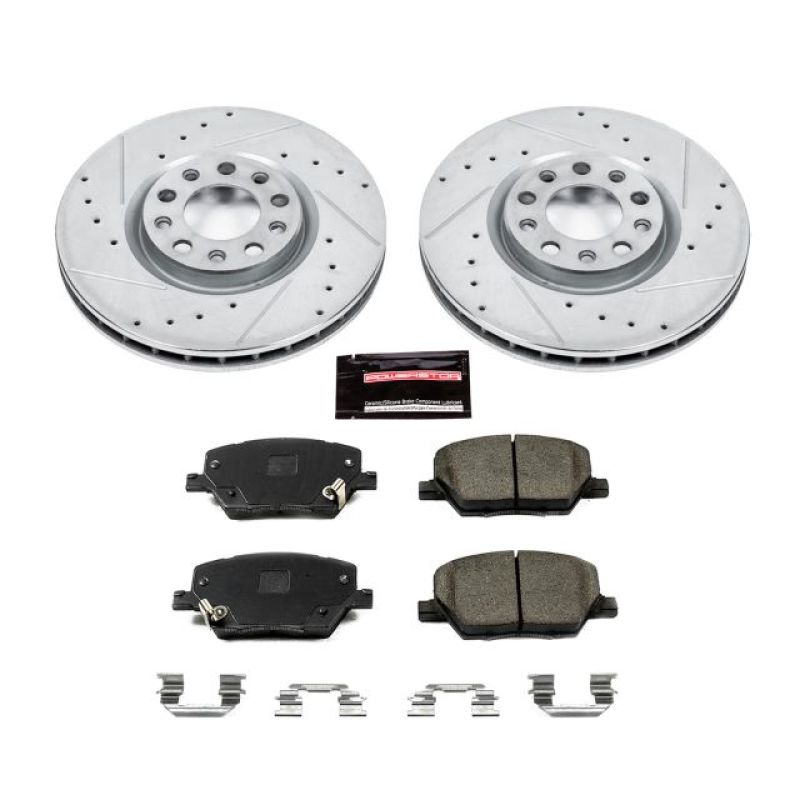 Power Stop 16-18 Fiat 500X Front Z23 Evolution Sport Brake Kit Power Stop 16-18 Fiat 500X Front Z23 Evolution Sport Brake Kit