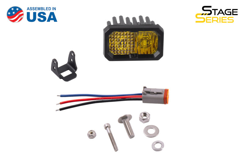 Diode Dynamics Stage Series 2 In LED Pod Pro - Yellow Spot Standard ABL Each Diode Dynamics Stage Series 2 In LED Pod Pro - Yellow Spot Standard ABL Each