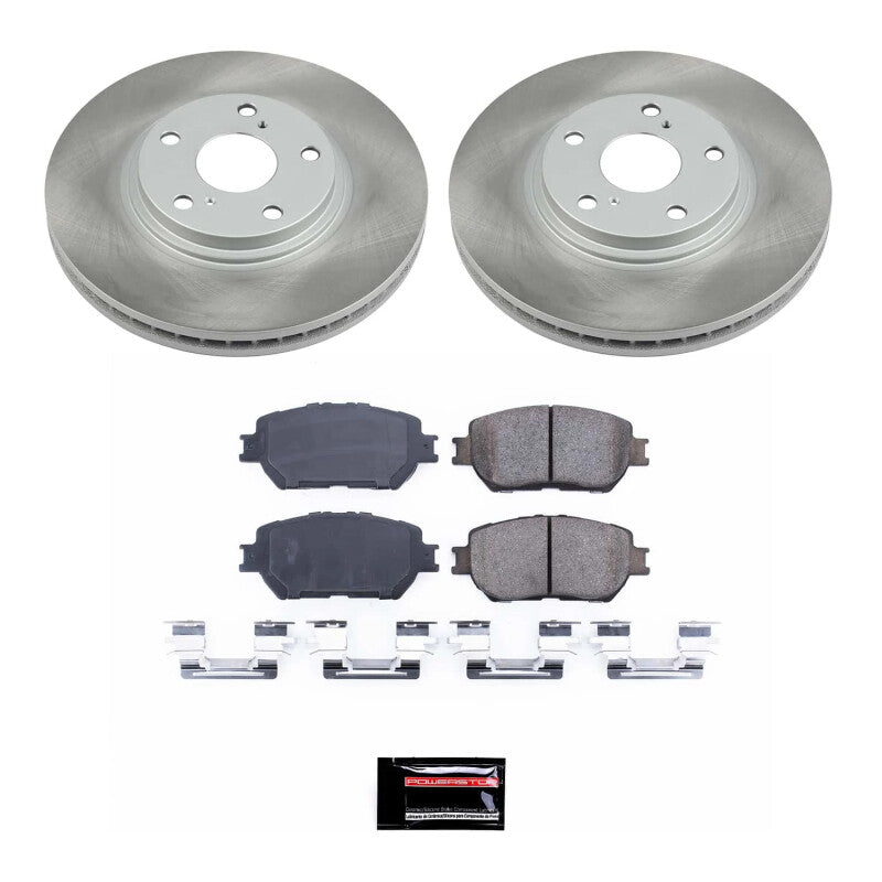 Power Stop 02-04 Toyota Camry Front Semi-Coated Rotor Kit Power Stop 02-04 Toyota Camry Front Semi-Coated Rotor Kit