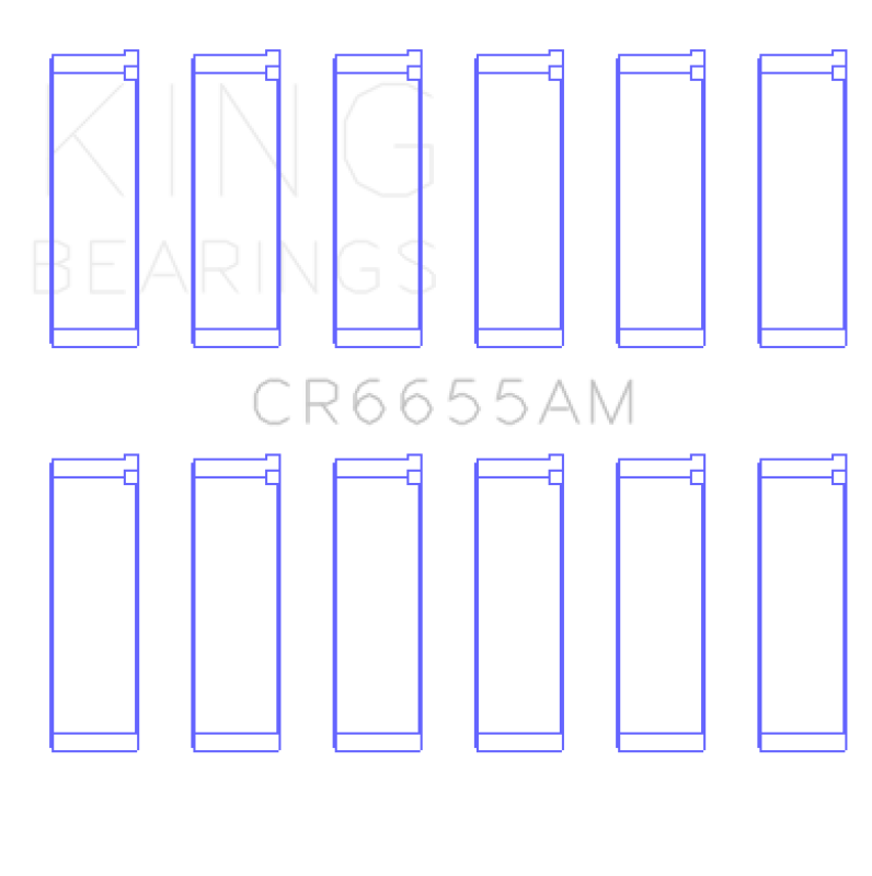 King Engine Bearings Mazda Je39 (Size +0.25mm) Connecting Rod Bearing Set King Engine Bearings Mazda Je39 (Size +0.25mm) Connecting Rod Bearing Set