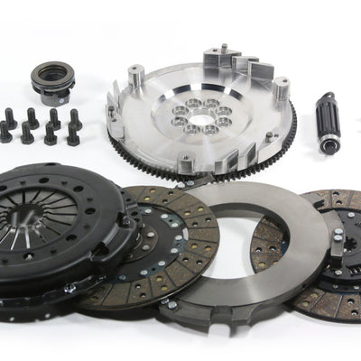 DKM Clutch BMW E34/E36/E39/E46/Z3 (6 Cyl) MS Twin Disc Clutch w/Steel Flywheel (660 ft/lbs Torque)