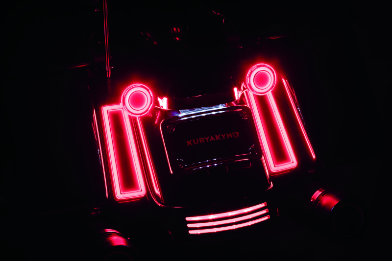 Kuryakyn Tracer Filler Panel Lights Red Lens Kuryakyn Tracer Filler Panel Lights Red Lens