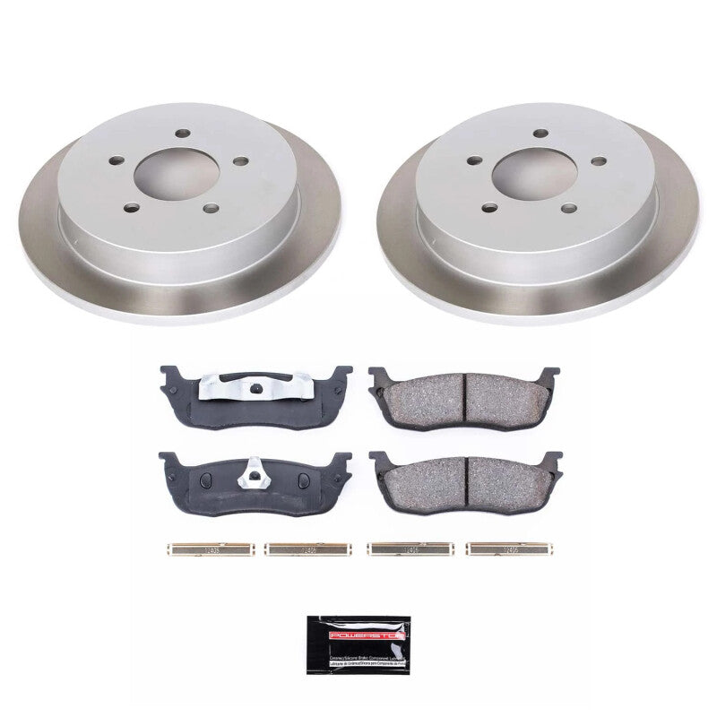 Power Stop 00-02 Lincoln Navigator Rear Semi-Coated Rotor Kit Power Stop 00-02 Lincoln Navigator Rear Semi-Coated Rotor Kit