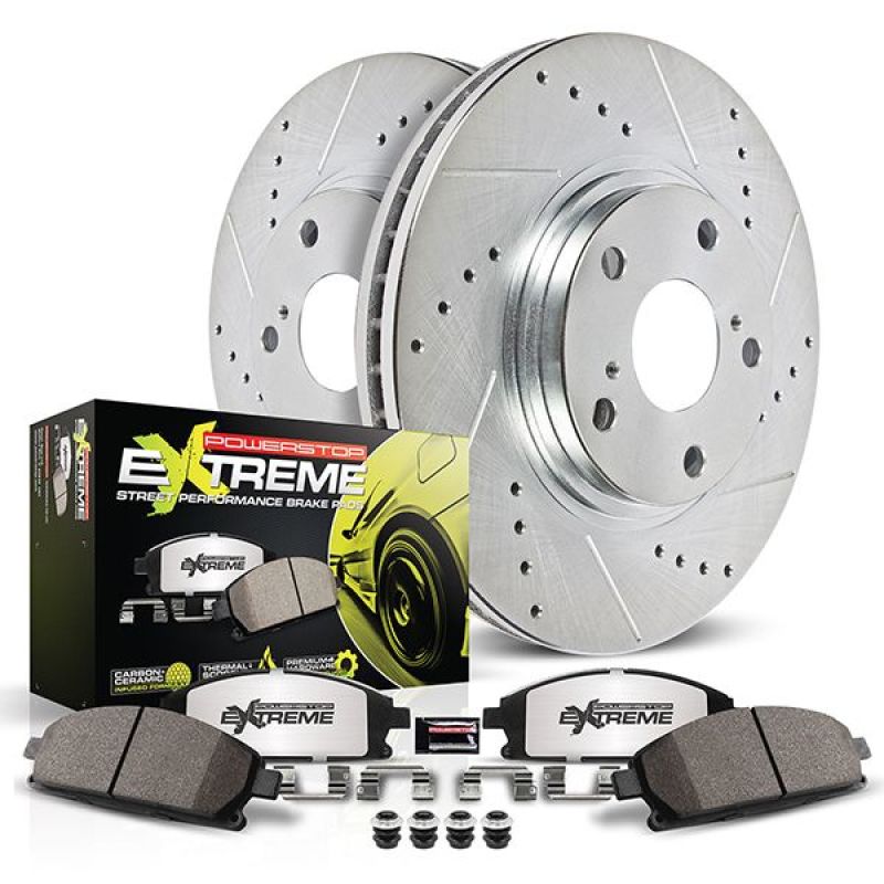 Power Stop 18-20 Kia Stinger Rear Z26 Street Brake Kit Power Stop 18-20 Kia Stinger Rear Z26 Street Brake Kit
