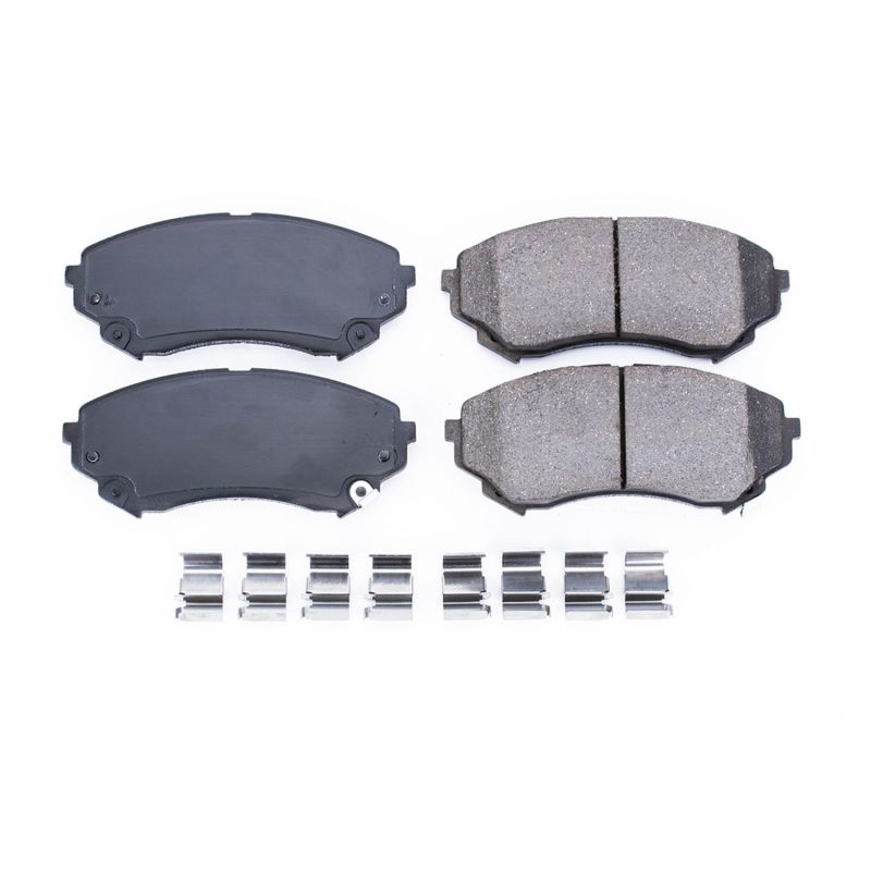 Power Stop 08-14 Cadillac CTS Front Z17 Evo Ceramic Brake Pad w/Hardware Power Stop 08-14 Cadillac CTS Front Z17 Evo Ceramic Brake Pad w/Hardware