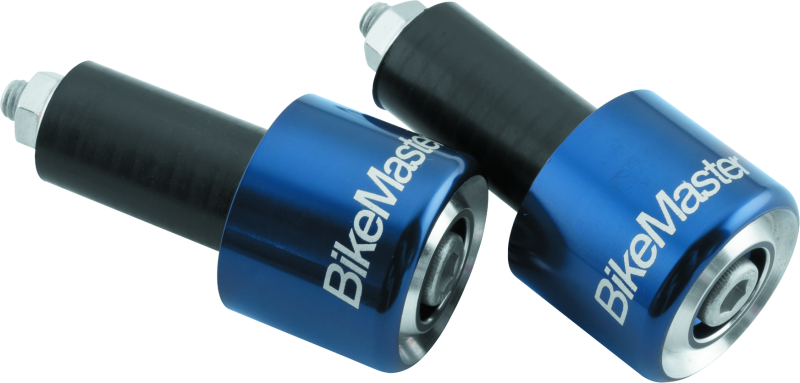 BikeMaster Anodized Aluminum Barend Pair - Blue BikeMaster Anodized Aluminum Barend Pair - Blue