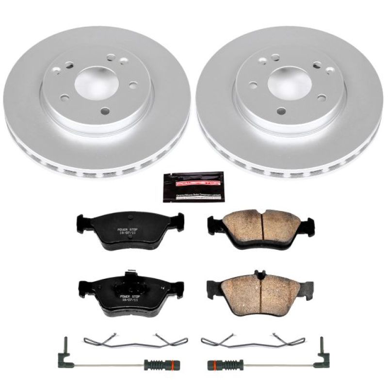 Power Stop 99-00 Mercedes-Benz C230 Front Z23 Evolution Sport Coated Brake Kit Power Stop 99-00 Mercedes-Benz C230 Front Z23 Evolution Sport Coated Brake Kit
