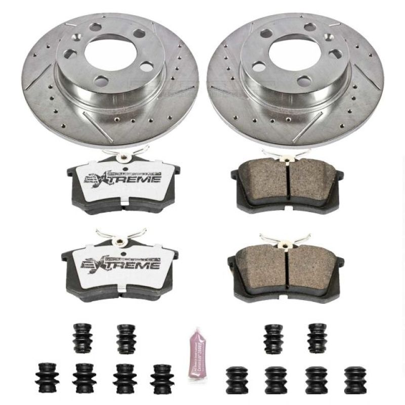 Power Stop 99-06 Audi TT Rear Z26 Street Warrior Brake Kit Power Stop 99-06 Audi TT Rear Z26 Street Warrior Brake Kit