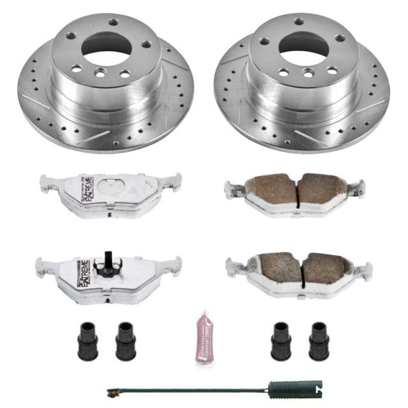 Power Stop 96-02 BMW Z3 Rear Z26 Street Warrior Brake Kit Power Stop 96-02 BMW Z3 Rear Z26 Street Warrior Brake Kit