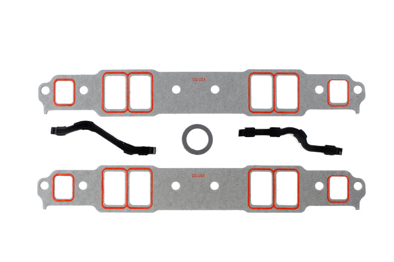 Cometic Chevy Gen1 SB V8 .060in Fiber w/ Silicone Bead Intake Mani Gasket Kit-2.00in x 1.25in Port Cometic Chevy Gen1 SB V8 .060in Fiber w/ Silicone Bead Intake Mani Gasket Kit-2.00in x 1.25in Port