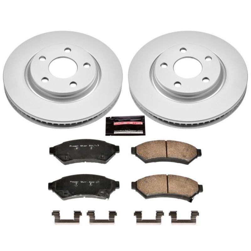 Power Stop 05-09 Buick Allure Front Z17 Evolution Geomet Coated Brake Kit Power Stop 05-09 Buick Allure Front Z17 Evolution Geomet Coated Brake Kit