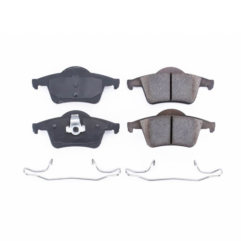 Power Stop 01-09 Volvo S60 Rear Z17 Evolution Ceramic Brake Pads w/Hardware Power Stop 01-09 Volvo S60 Rear Z17 Evolution Ceramic Brake Pads w/Hardware