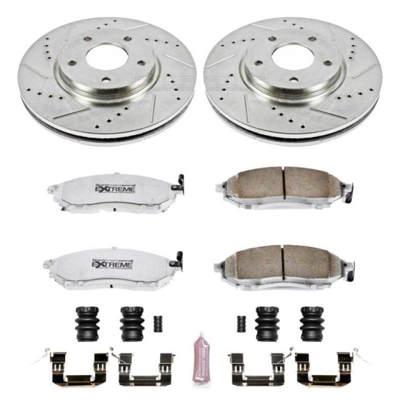 Power Stop 03-04 Infiniti M45 Front Z26 Street Warrior Brake Kit Power Stop 03-04 Infiniti M45 Front Z26 Street Warrior Brake Kit