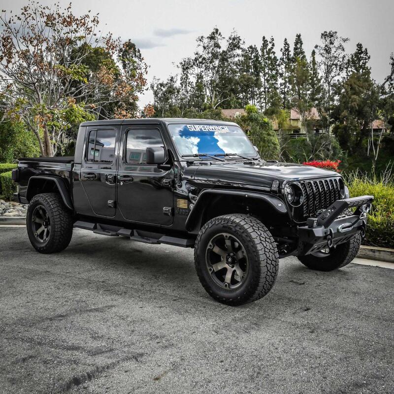 Westin 2020 Jeep Gladiator HDX Xtreme Nerf Step Bars - Textured Black Westin 2020 Jeep Gladiator HDX Xtreme Nerf Step Bars - Textured Black
