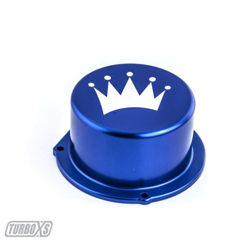 Turbo XS 15-16 Subaru WRX Billet Aluminum Vacuum Pump Cover - Blue Turbo XS 15-16 Subaru WRX Billet Aluminum Vacuum Pump Cover - Blue