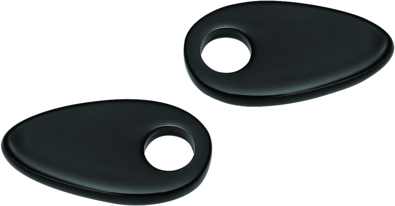 Kuryakyn Fender Strut Cover Plates Gloss Black Kuryakyn Fender Strut Cover Plates Gloss Black