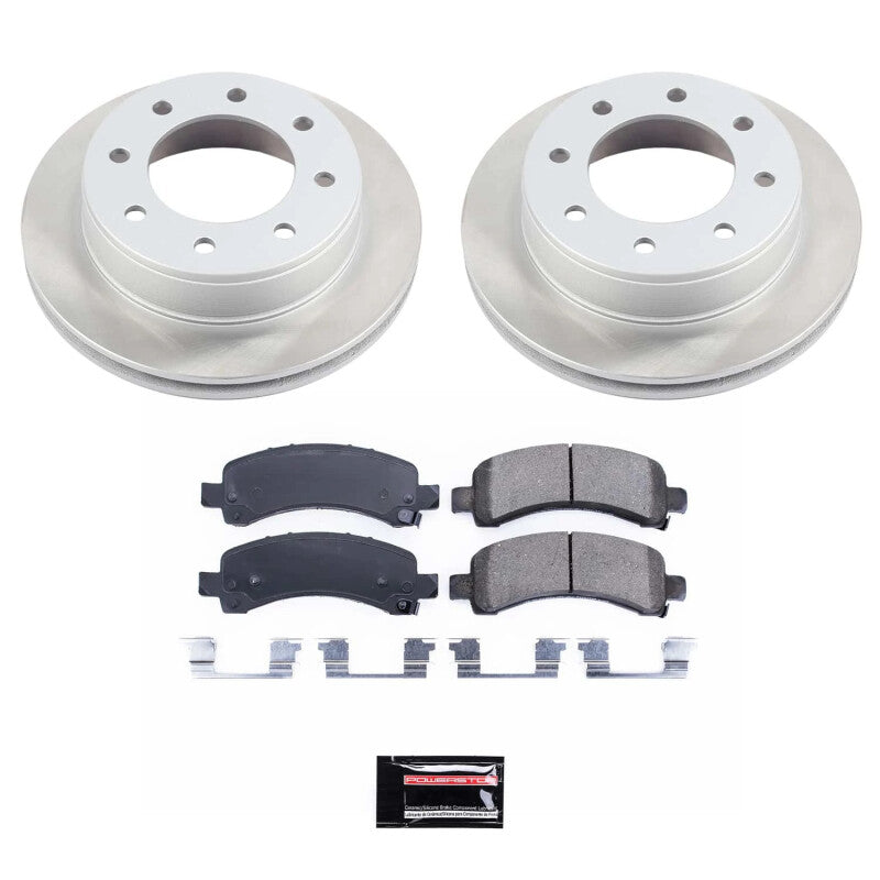 Power Stop 07-20 GMC Savana 3500 Rear Semi-Coated Rotor Kit Power Stop 07-20 GMC Savana 3500 Rear Semi-Coated Rotor Kit