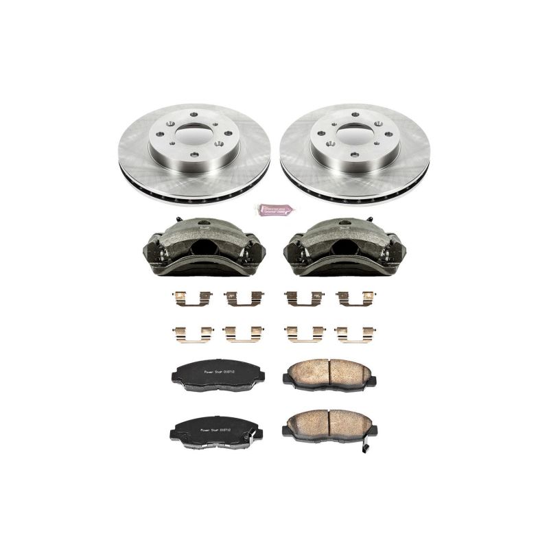 Power Stop 98-99 Acura CL Front Autospecialty Brake Kit w/Calipers Power Stop 98-99 Acura CL Front Autospecialty Brake Kit w/Calipers
