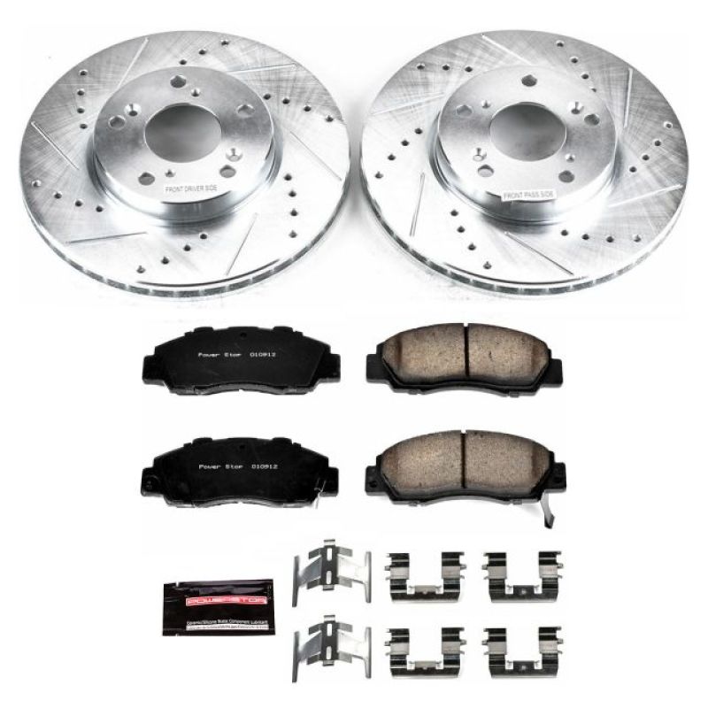 Power Stop 98-02 Honda Accord Front Z23 Evolution Sport Brake Kit Power Stop 98-02 Honda Accord Front Z23 Evolution Sport Brake Kit