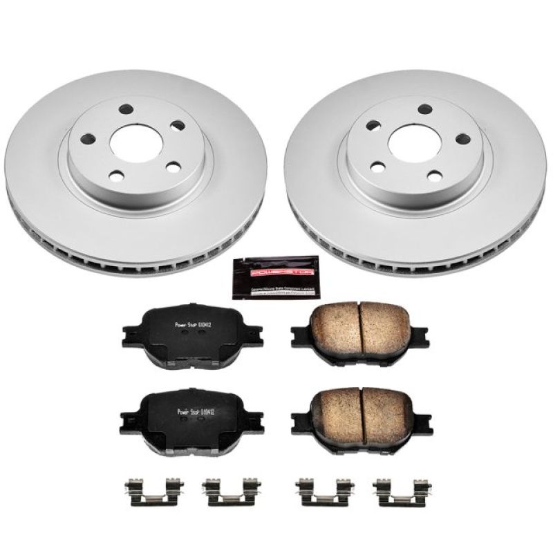 Power Stop 05-10 Scion tC Front Z17 Evolution Geomet Coated Brake Kit Power Stop 05-10 Scion tC Front Z17 Evolution Geomet Coated Brake Kit