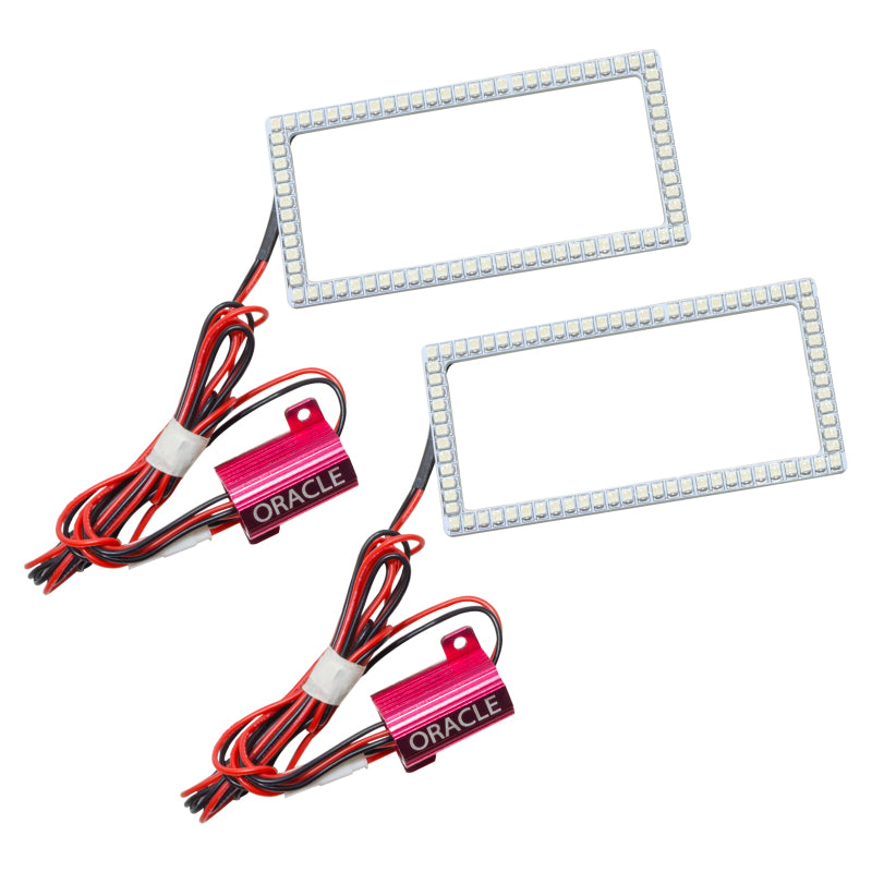 Oracle Chevrolet Silverado 14-15 LED Fog Halo Kit - White Oracle Chevrolet Silverado 14-15 LED Fog Halo Kit - White