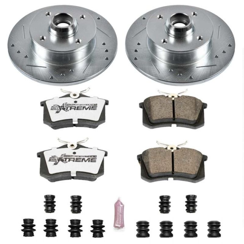 Power Stop 90-92 Volkswagen Corrado Rear Z26 Street Warrior Brake Kit Power Stop 90-92 Volkswagen Corrado Rear Z26 Street Warrior Brake Kit