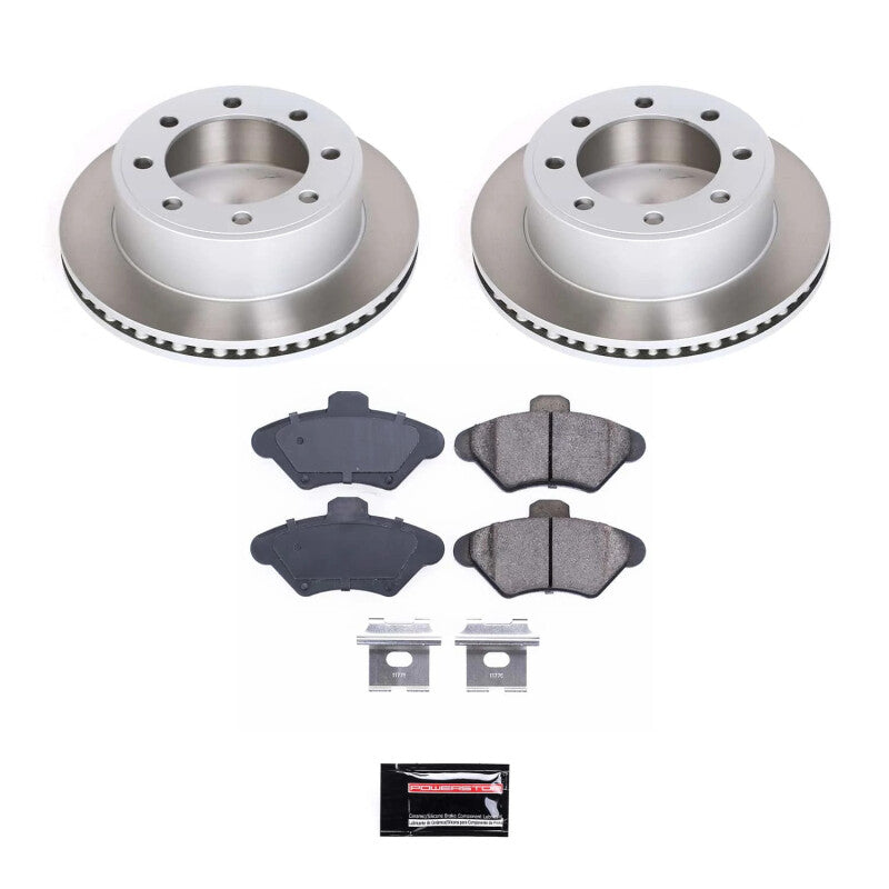 Power Stop 94-98 Ford Mustang Front Semi-Coated Rotor Kit Power Stop 94-98 Ford Mustang Front Semi-Coated Rotor Kit