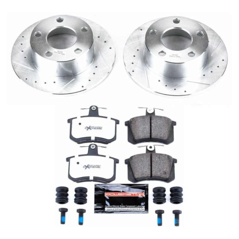 Power Stop 95-97 Audi A6 Rear Z26 Street Warrior Brake Kit Power Stop 95-97 Audi A6 Rear Z26 Street Warrior Brake Kit