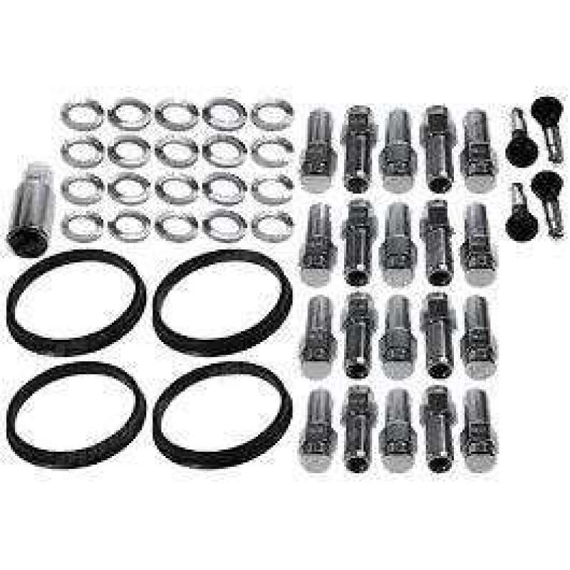 Race Star 14mm x 1.5 .50in Shank w/ 7/8in Head Closed End Lug Kit (No Hubring) - Set of 20 Race Star 14mm x 1.5 .50in Shank w/ 7/8in Head Closed End Lug Kit (No Hubring) - Set of 20
