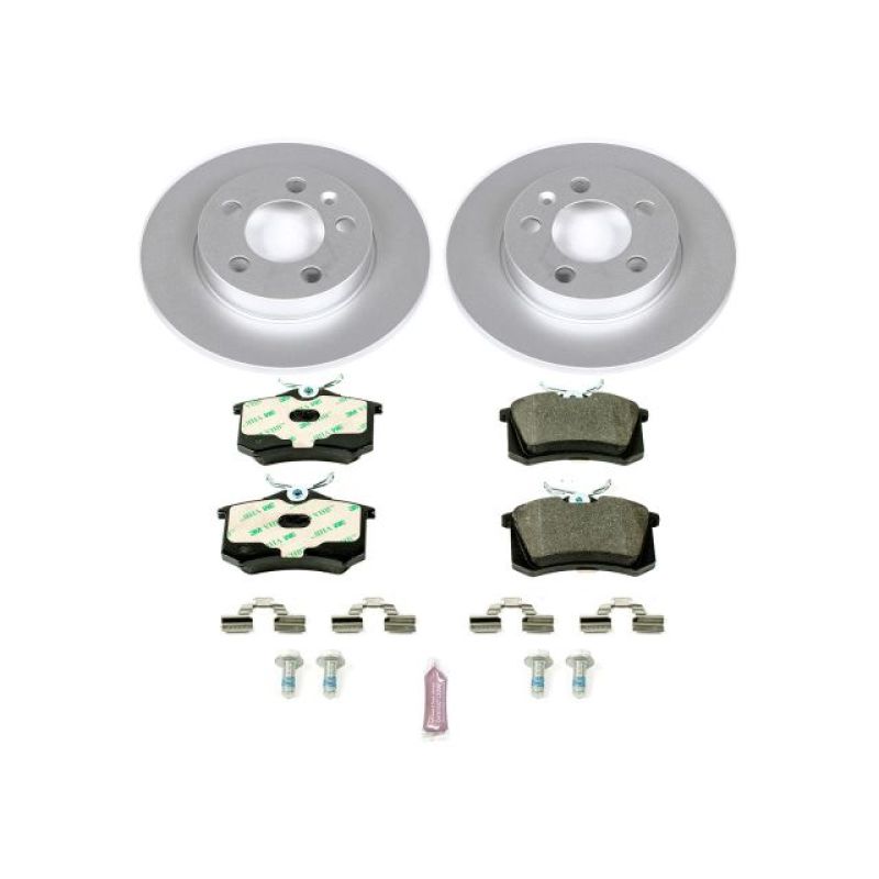 Power Stop 00-06 Audi TT Quattro Rear Euro-Stop Brake Kit Power Stop 00-06 Audi TT Quattro Rear Euro-Stop Brake Kit