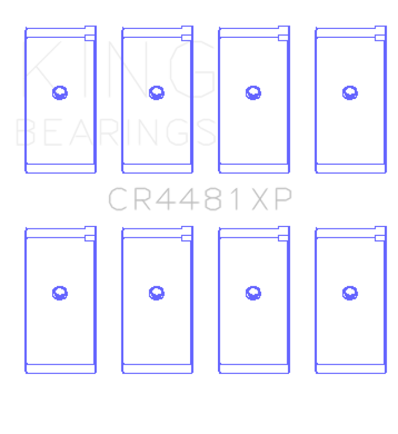 King Engine Bearings Mitsubishi 4G63/4G64 6 Bolt 1st Gen DSM Performance Rod Bearing Set - Size STD King Engine Bearings Mitsubishi 4G63/4G64 6 Bolt 1st Gen DSM Performance Rod Bearing Set - Size STD