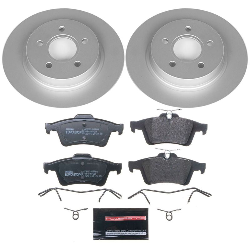 Power Stop 08-13 Volvo C30 Rear Euro-Stop Brake Kit Power Stop 08-13 Volvo C30 Rear Euro-Stop Brake Kit