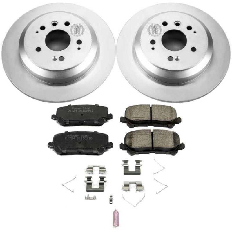 Power Stop 16-19 Honda Pilot Rear Z17 Evolution Geomet Coated Brake Kit Power Stop 16-19 Honda Pilot Rear Z17 Evolution Geomet Coated Brake Kit