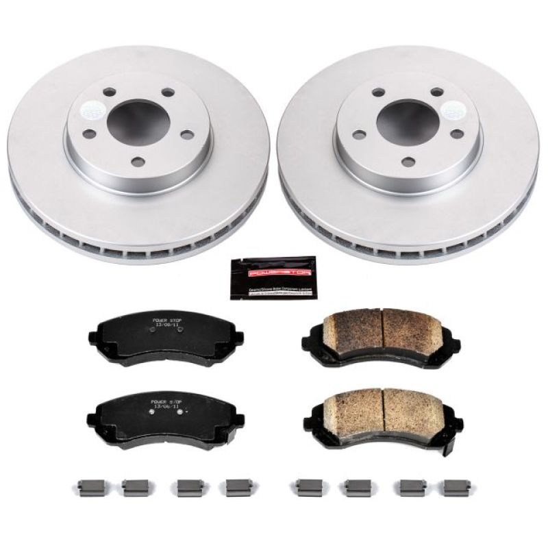 Power Stop 02-06 Buick Rendezvous Front Z17 Evolution Geomet Coated Brake Kit Power Stop 02-06 Buick Rendezvous Front Z17 Evolution Geomet Coated Brake Kit