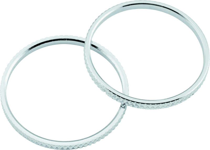 Kuryakyn Knurled Accent Rings Chrome (Pair) Kuryakyn Knurled Accent Rings Chrome (Pair)