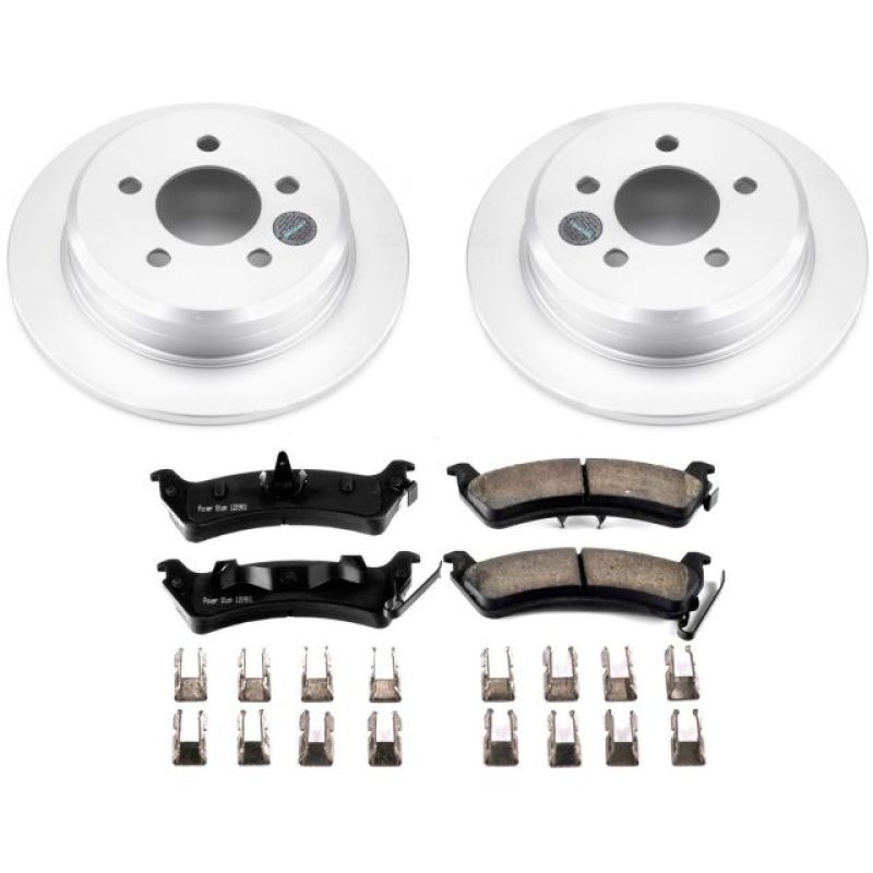 Power Stop 93-98 Jeep Grand Cherokee Rear Z17 Evolution Geomet Coated Brake Kit Power Stop 93-98 Jeep Grand Cherokee Rear Z17 Evolution Geomet Coated Brake Kit
