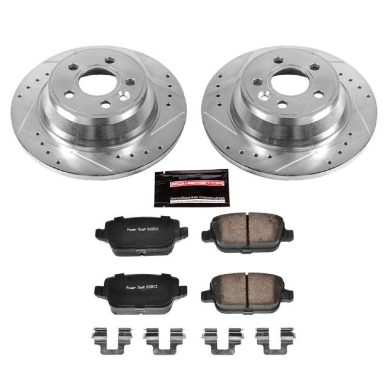 Power Stop 07-11 Volvo S80 Rear Z23 Evolution Sport Brake Kit Power Stop 07-11 Volvo S80 Rear Z23 Evolution Sport Brake Kit