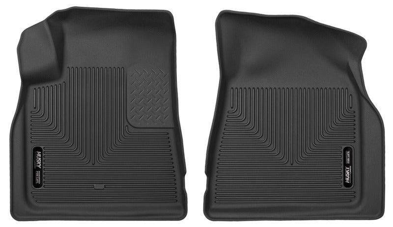 Husky Liners 08-15 Buick Enclave / 07-15 GMC Acadia X-Act Contour Black Front Seat Floor Liners Husky Liners 08-15 Buick Enclave / 07-15 GMC Acadia X-Act Contour Black Front Seat Floor Liners