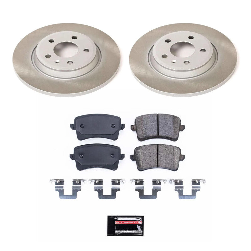 Power Stop 13-16 Audi allroad Rear Semi-Coated Rotor Kit Power Stop 13-16 Audi allroad Rear Semi-Coated Rotor Kit