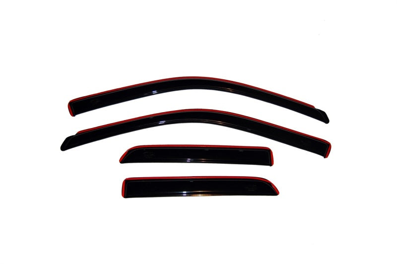 AVS 09-18 Dodge RAM 1500 Quad Cab Ventvisor In-Channel Front & Rear Window Deflectors 4pc - Smoke AVS 09-18 Dodge RAM 1500 Quad Cab Ventvisor In-Channel Front & Rear Window Deflectors 4pc - Smoke