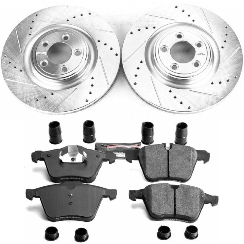 Power Stop 10-15 Jaguar XF Front Z23 Evolution Sport Brake Kit Power Stop 10-15 Jaguar XF Front Z23 Evolution Sport Brake Kit