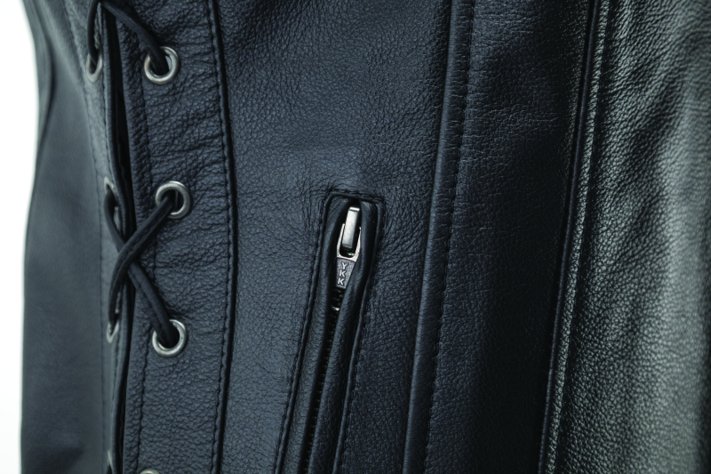 Kuryakyn Leather By River Road Sapphire Leather Vest Black Womens - Small Kuryakyn Leather By River Road Sapphire Leather Vest Black Womens - Small