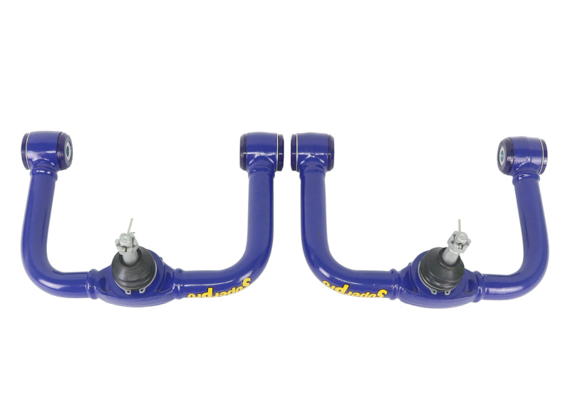 Superpro 05-21 Nissan Frontier - Fixed Offset Upper Control Arm Set - Camber/Caster Correction Superpro 05-21 Nissan Frontier - Fixed Offset Upper Control Arm Set - Camber/Caster Correction