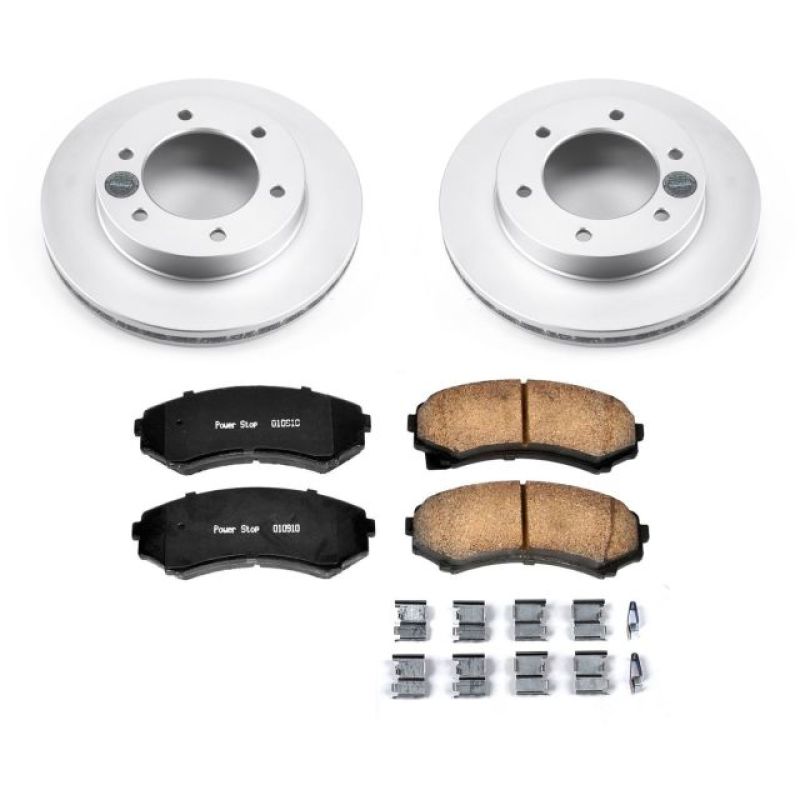 Power Stop 2002 Honda Passport Front Z17 Evolution Geomet Coated Brake Kit Power Stop 2002 Honda Passport Front Z17 Evolution Geomet Coated Brake Kit