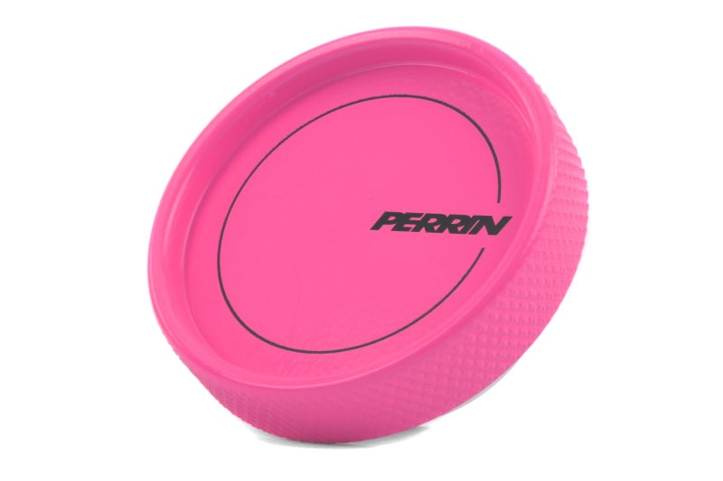 Perrin 02-21 Subaru WRX / 2022 BRZ & GR86 / 04-21 STI / 00-18 Forester XT Oil Fill Cap - Hyper Pink Perrin 02-21 Subaru WRX / 2022 BRZ & GR86 / 04-21 STI / 00-18 Forester XT Oil Fill Cap - Hyper Pink