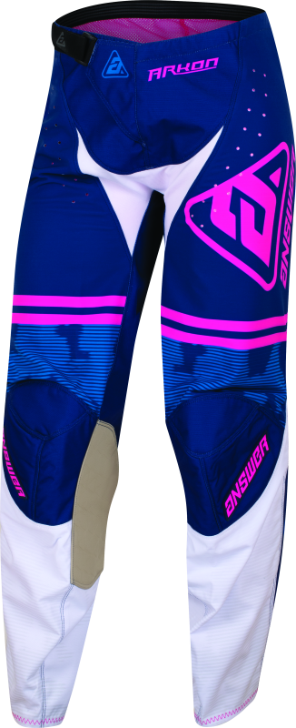 Answer 23 Arkon Trials Pant Blue/White/Magenta Youth Size - 24 Answer 23 Arkon Trials Pant Blue/White/Magenta Youth Size - 24
