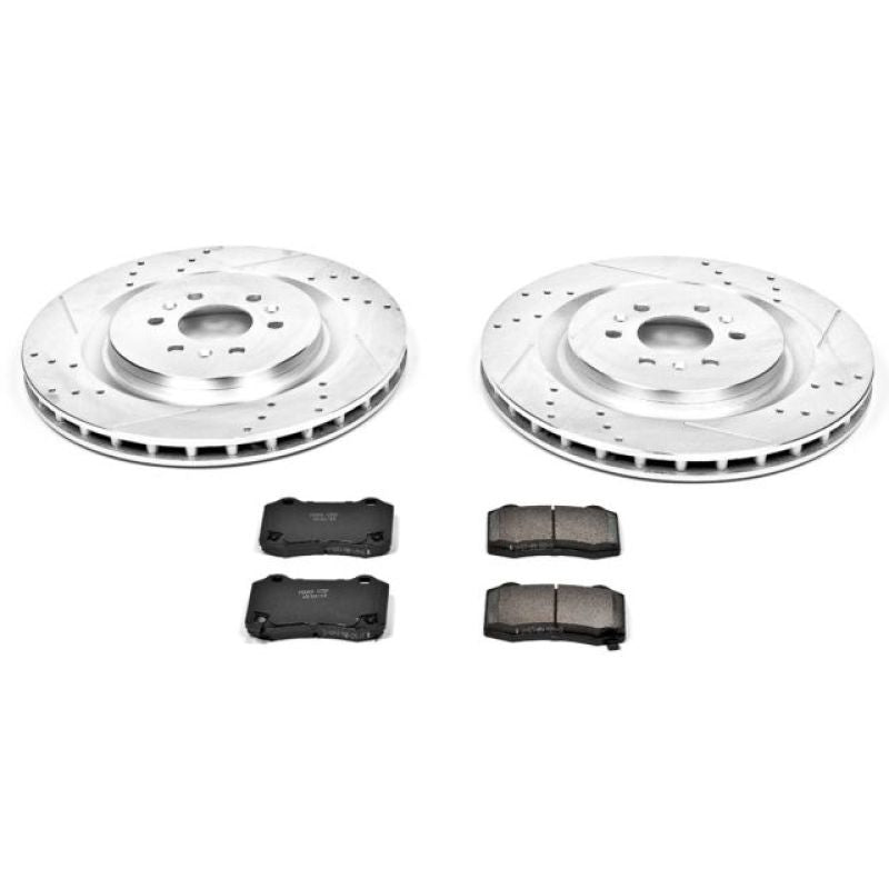 Power Stop 04-07 Cadillac CTS Rear Z23 Evolution Sport Brake Kit Power Stop 04-07 Cadillac CTS Rear Z23 Evolution Sport Brake Kit
