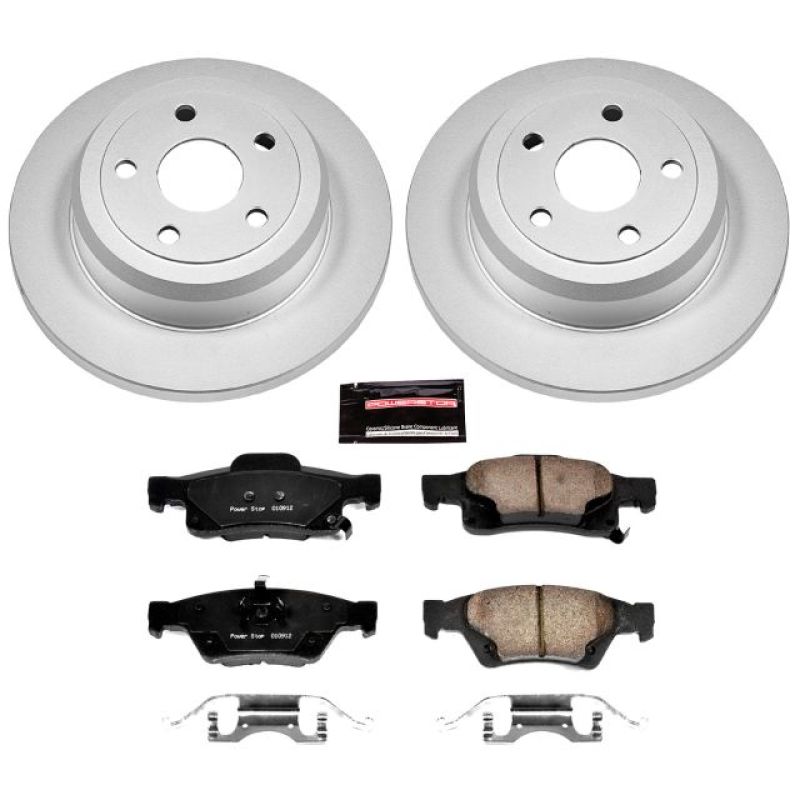 Power Stop 11-19 Dodge Durango Rear Z17 Evolution Geomet Coated Brake Kit Power Stop 11-19 Dodge Durango Rear Z17 Evolution Geomet Coated Brake Kit