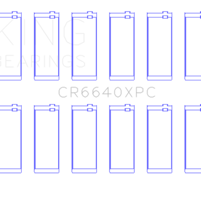 King Engine Bearings BMW M20 & M50 2.0L/2.5L/2.7L Coated Performance Rod Bearing Set