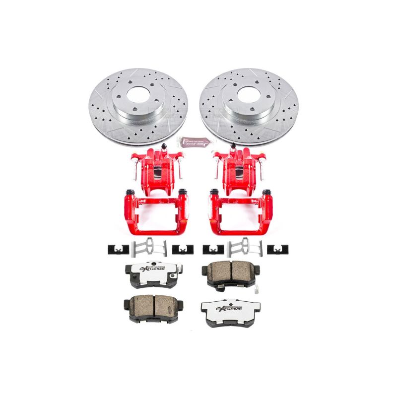 Power Stop 99-03 Acura TL Rear Z26 Street Warrior Brake Kit w/Calipers Power Stop 99-03 Acura TL Rear Z26 Street Warrior Brake Kit w/Calipers